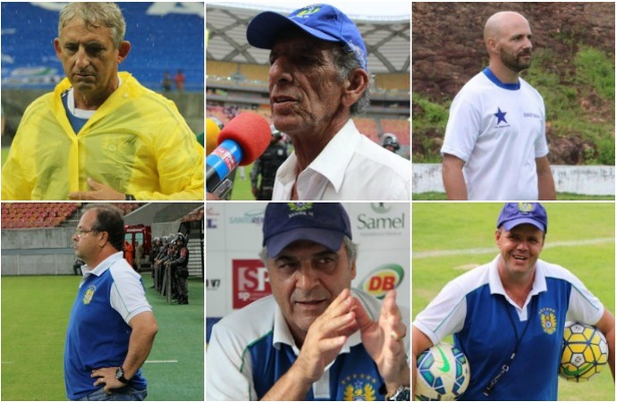 treinadadores do Nacional (Foto: GloboEsporte.com)