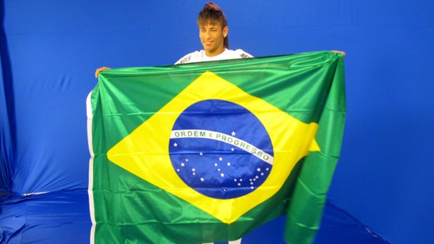 neymar na Tv tribuna,para gravação do Criança Esperança. (Foto: Marcelo Hazan /Globoesporte.com)