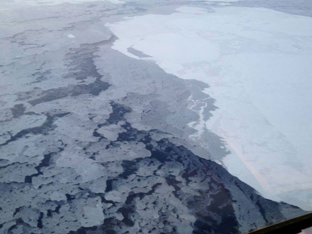 Degelo no Ártico (Foto: AP/NOAA/Divulgação)
