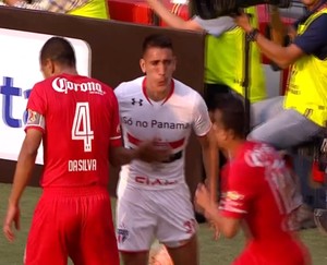 Frame 1 São Paulo x Toluca (Foto: Arte: GloboEsporte.com)