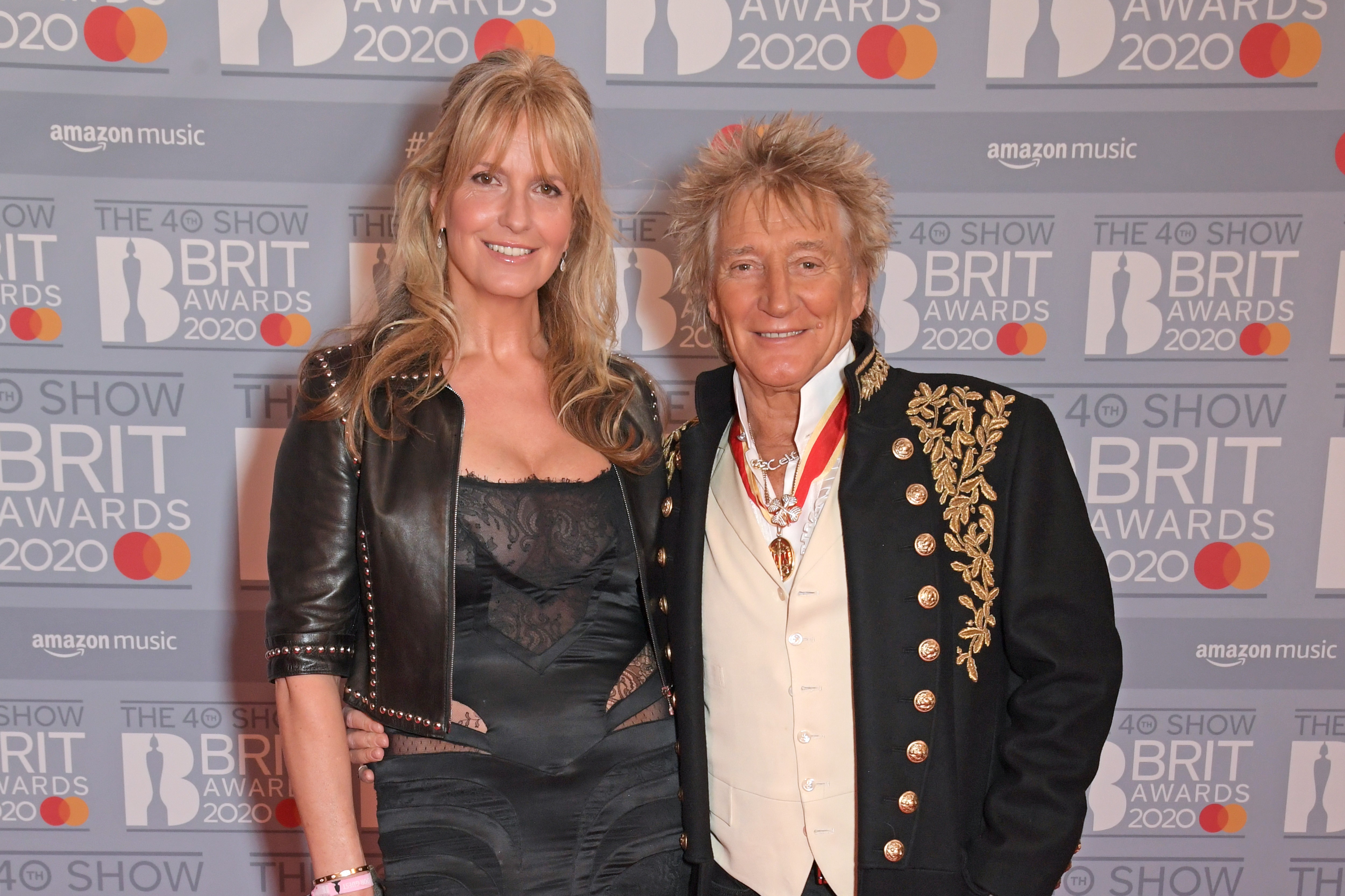 Penny Lancaster e Sir Rod Stewart (Foto: Getty Images) Penny Lancaster e Sir Rod Stewart (Foto: Getty Images)