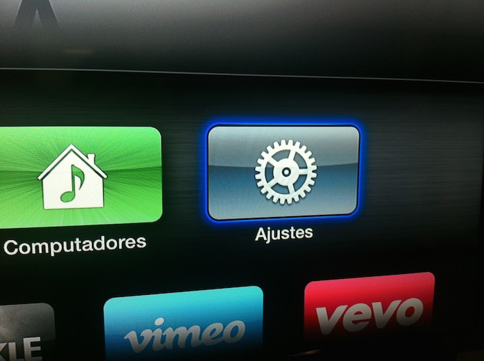 Acessando os ajustes da Apple TV (Foto: Marvin Costa/TechTudo)