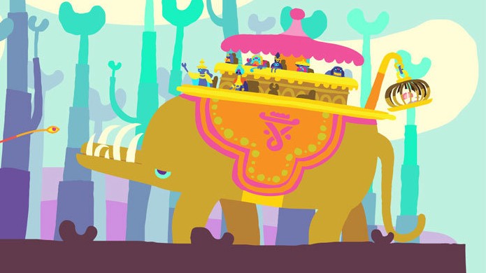 Prever reações de criaturas e descobrir o que fazer pode ser bem difícil em Hohokum (Foto: Divulgação)