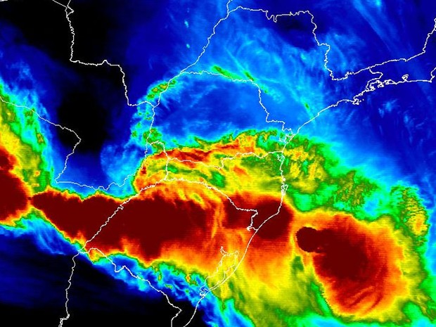 G1 Sistema Frontal Leva Chuva Forte Para Quase Todo O Rs Nesta Sexta Notícias Em Rio Grande 