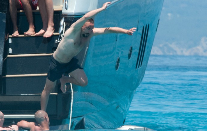 Ribéry aproveita férias em Ibiza  (Foto: Splash News/AKM-GSI )