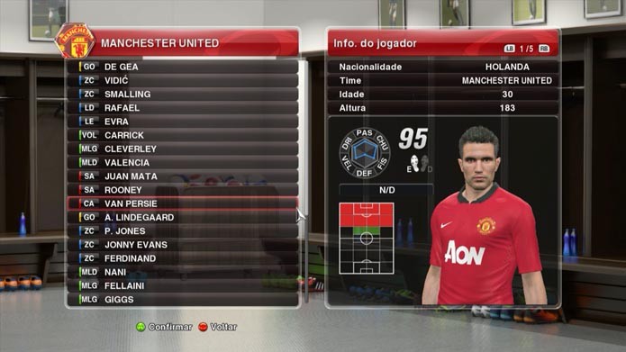 Pro Evolution Soccer 2014: como editar jogadores no game (Foto: Reprodução/Murilo Molina)