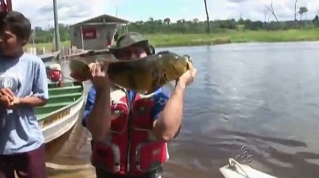 Primeira etapa do Torneio de Pesca Esportiva - AM (Foto: Amazonas TV)