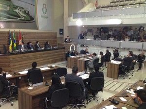 Aprovação foi por unanimidade pelos 23 vereadores de Macapá (Foto: Abinoan Santiago/G1)