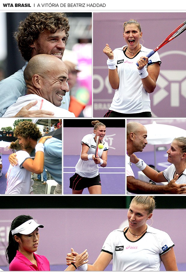 Galeria Mosaico Beatriz Haddad vitória tênis WTA Brasil (Foto: Editoria de Arte / Globoesporte.com)
