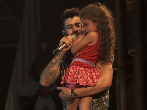 Cantor Gusttavo Lima durante apresentação em Ariquemes, RO (Foto: William Andrade/Arquivo Pessoal)