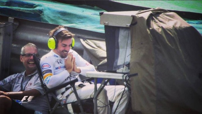 Fernando Alonso GP do Brasil fómula 1 (Foto: Reprodução / Instagram)