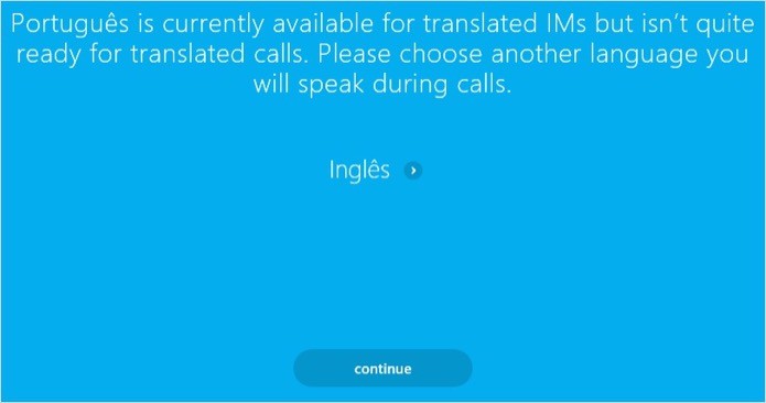 Selecione um idioma para tradução de áudio (Foto: Reprodução/Helito Bijora) 