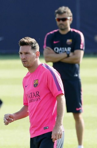 Lionel Messi Luis Enrique Barcelona (Foto: Reuters)