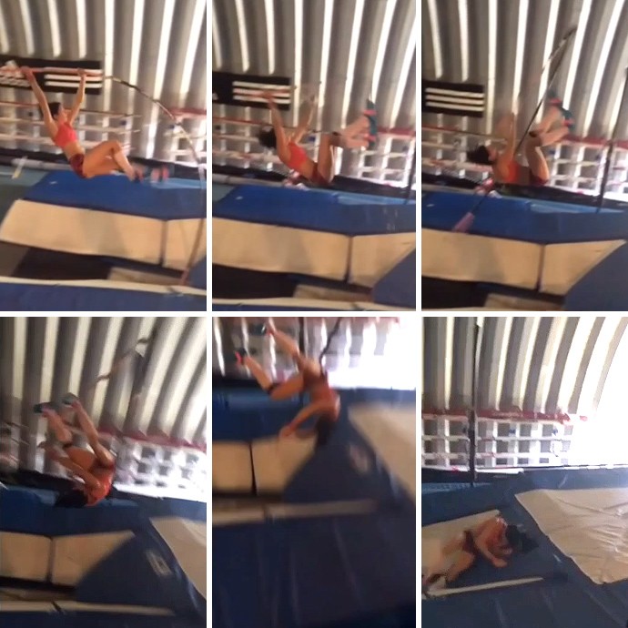 Jenn Suhr, salto com vara (Foto: Reprodução)