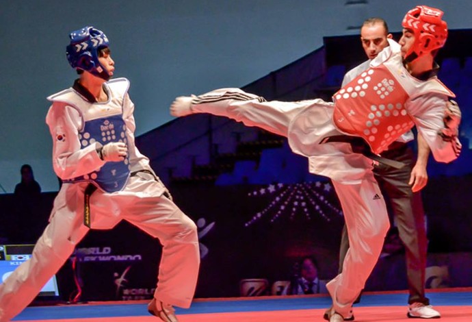 Guilherme Dias encontrou seu remédio no taekwondo (Foto: Reprodução / Facebook)