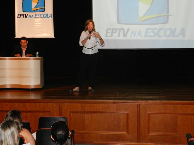 Lançamento do projeto EPTV na Escola em Varginha  (Foto: Pérsio Tavares / EPTV )