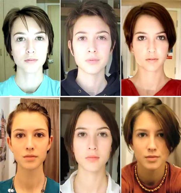 Vídeo mostra os diferentes looks usados pela jovem. (Foto: Reprodução/YouTube)