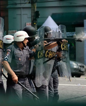 'Absolutamente necessária', diz PM, sobre atuação contra os palmeirenses