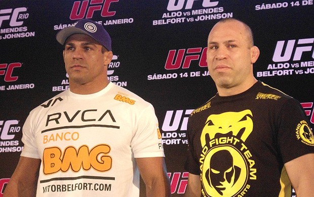 Vitor Belfort e Wanderlei Silva, UFC (Foto: Adriano Albuquerque)