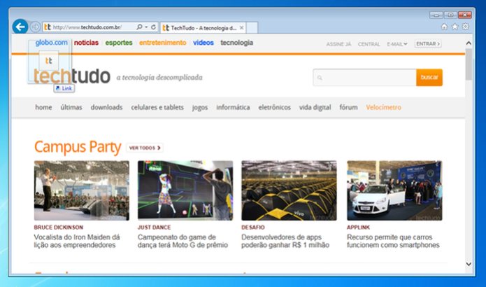 Se o usuário tem o Internet Explorer na sua máquina, provavelmente os Controles Active X estão instalados em seu computador (Foto: Reprodução/Lú Favero) Se o usuário tem o Internet Explorer na sua máquina, provavelmente os Controles Active X estão instalados em seu computador (Foto: Reprodução/Lú Favero)