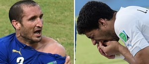 'Infância difícil' e 'resposta primitiva' são teorias para mordida de Suárez (Daniel Gascia/AFP)