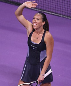 Jankovic comemora a segunda vitória em dois jogos no Grupo Branco da WTA Championships - Divulgação WTA (Foto: Arquivo)