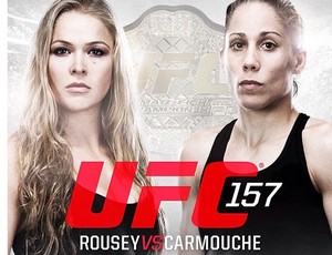 Cartaz do UFC 157, divulgado por Ronda Rousey (Foto: Reprodução/Instagram)