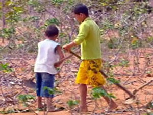 Trabalho infantil (Foto: Reprodução/TV Globo)