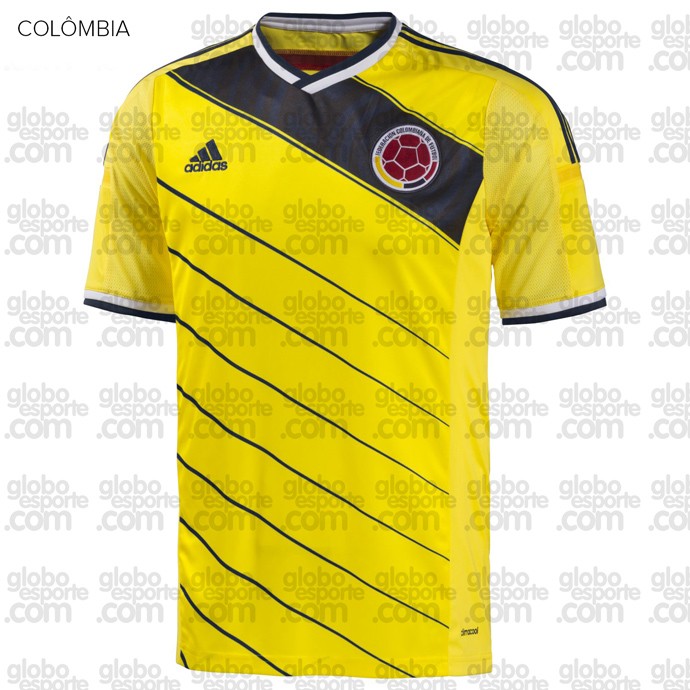 camisa Colômbia Copa da Mundo