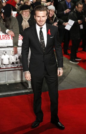 David Beckham em première de filme em Londres, na Inglaterra (Foto: Neil Hall/ Reuters)