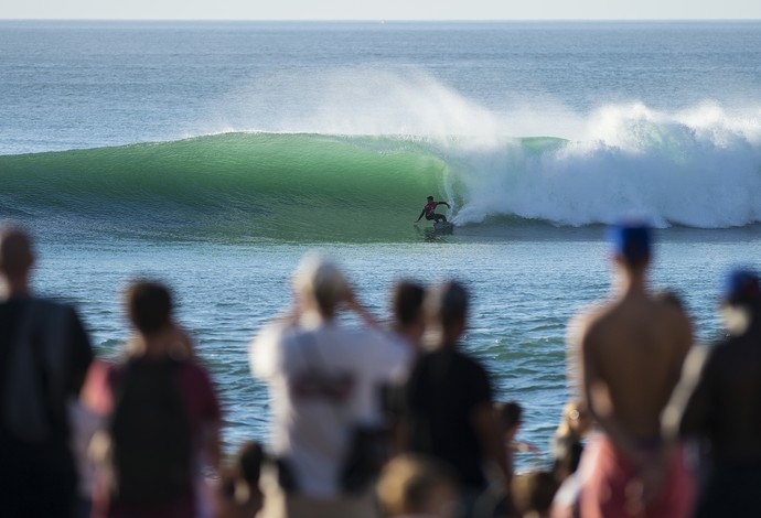 Gabriel medina encanta na França (Foto: © ASP/ Kirstin) Gabriel medina encanta na França (Foto: © ASP/ Kirstin)