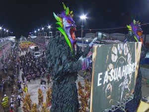 Império da Zona Norte carnaval 2016 porto alegre (Foto: Reprodução/RBS TV)