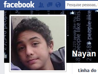 Nayan Berton tinha 14 anos (Foto: Reprodução / Facebook)