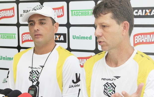Fábio Maraston e Betinho, preparadores do Figueirense (Foto: Luiz Henrique / divulgação FFC)