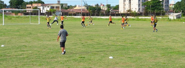 botafogo-pb, treino do botafogo-pb (Foto: Lucas Barros / Globoesporte.com/pb)