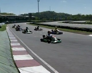 Volta Redonda sediou a 1ª etapa do Estadual RJ de Kart Rio Sul (Foto: Reprodução RJTV 2ª Edição)