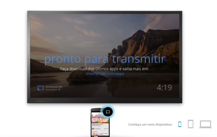 O Chromecast dispensa o uso do controle remoto (Foto: Divulgação) (Foto: O Chromecast dispensa o uso do controle remoto (Foto: Divulgação)) O Chromecast dispensa o uso do controle remoto (Foto: Divulgação) (Foto: O Chromecast dispensa o uso do controle remoto (Foto: Divulgação))