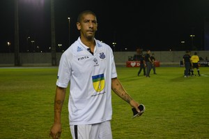 Acosta, jogador do Santos-AP; Amapazão 2015 (Foto: Gabriel Penha/GE-AP)