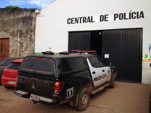 Central de Flagrantes da Polícia Militar em Porto Velho (Foto: Gaia Quiquiô/G1)