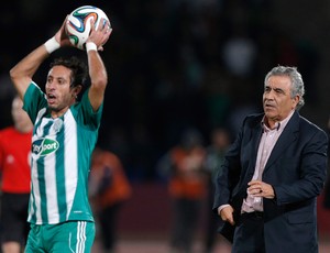 Faouzi Benzarti e Adil Karrouchy, Atlético-MG x Raja Casablanca (Foto: AP)