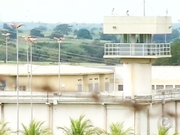 Penitenciária de Andradina (Foto: Reprodução / TV TEM)