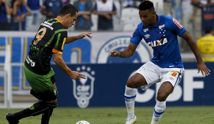 Victor Rangel; Bruno Viana; Cruzeiro; América-MG (Foto: Washington Alves/Light Press)