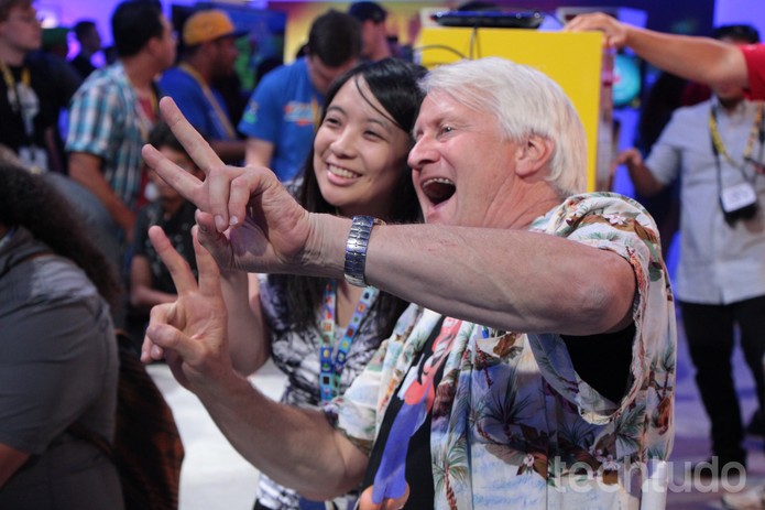 Charles Martinet, dublador de Mario, na E3 2015 (Foto: Tais Carvalho / TechTudo) Charles Martinet, dublador de Mario, na E3 2015 (Foto: Tais Carvalho / TechTudo)