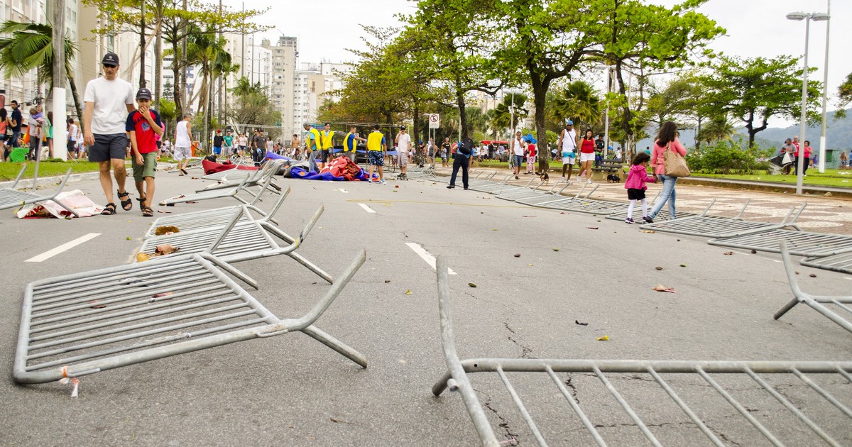 Três pessoas permanecem internadas após ventania no litoral de ... - Globo.com