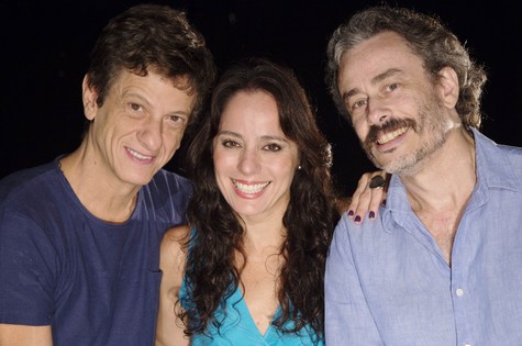 Ernesto Neto, Claudia Mauro e Guilherme Fiuza (Foto: Divulgação)