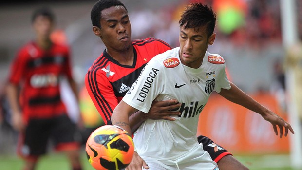 Neymar Elias Santos x Flamengo (Foto: Reuters)