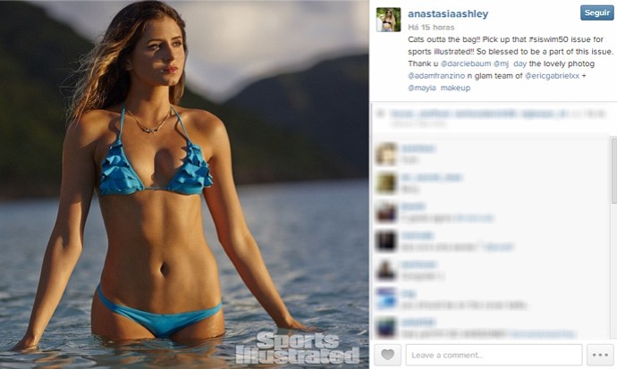 surfe Anastasia Ashley ensaio Sports Illustrated (Foto: Reprodução/Instagram)