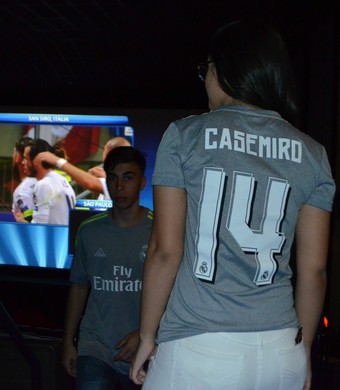 Bianca Casemiro cinema Real Madrid irmÃƒÂ£ de Casemiro (Foto: Silas Pereira/ GloboEsporte.com)