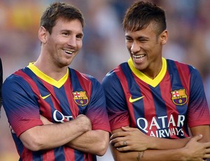 messi e Neymar, Barcelona (Foto: Getty Images)
