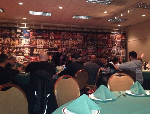 Jantar de Natal UFC 168 Las Vegas (Foto: Arquivo Pessoal)